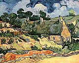 Vincent van Gogh camp houses painting